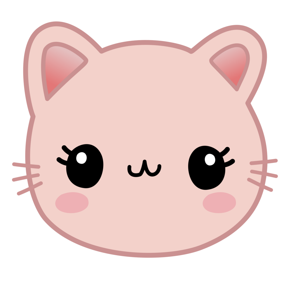 Cute Blushy Kitty png