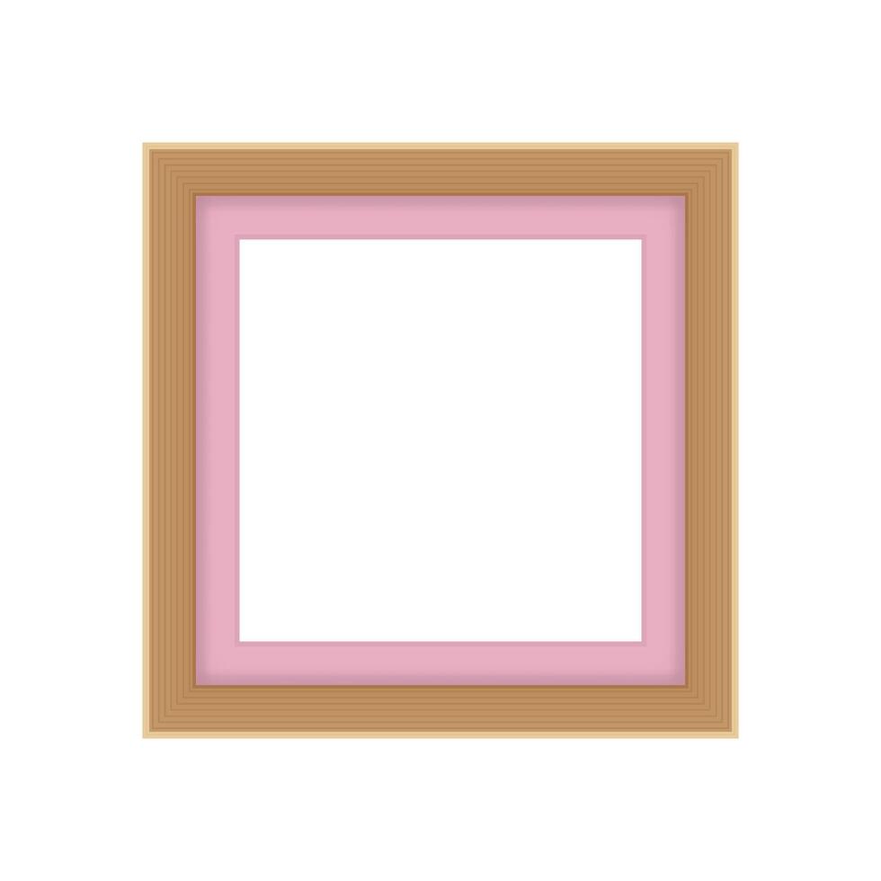 picture frames brown color, vintage frame image cute, frames picture chic luxury on a white background vector