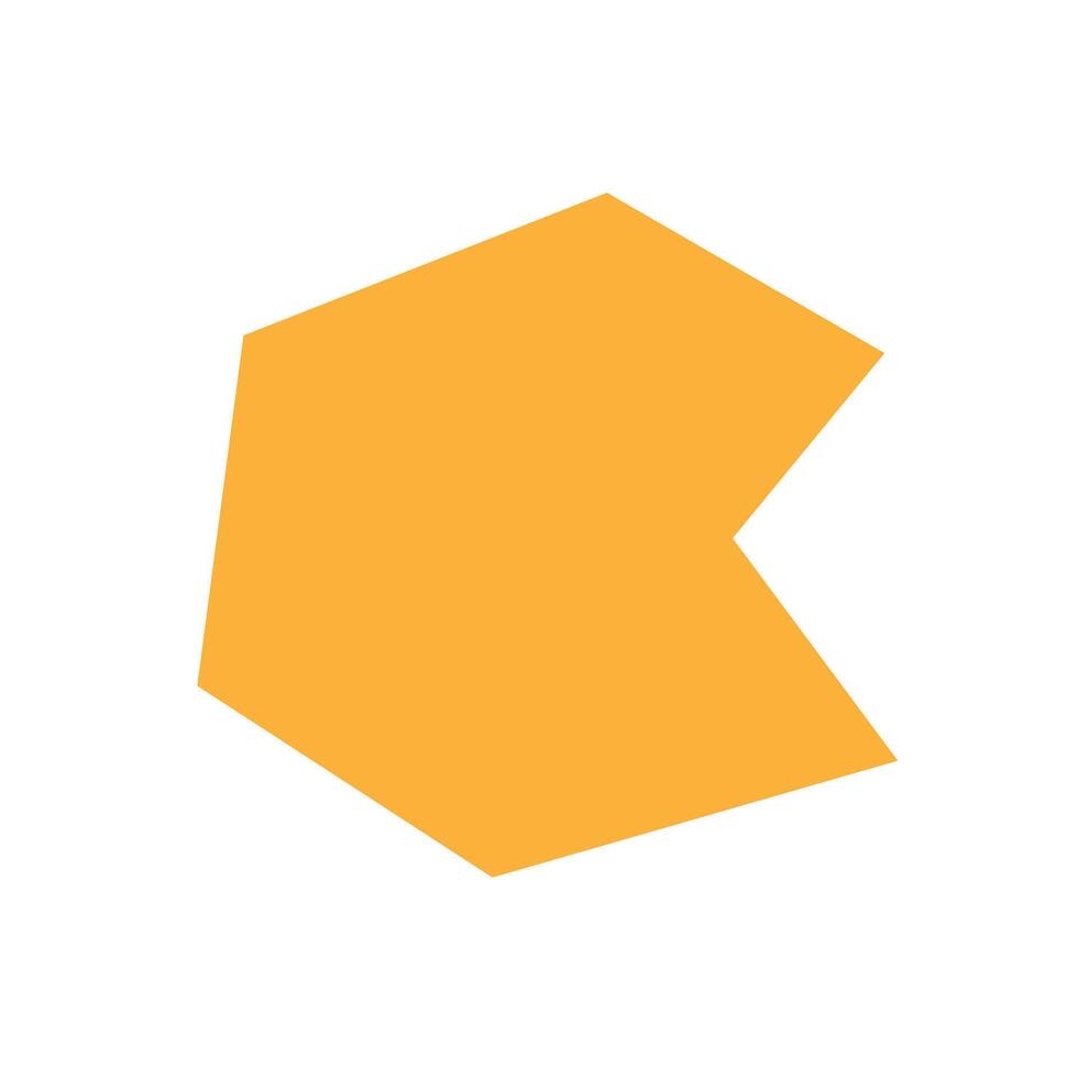 polygon basic simple shapes isolated on white background, geometric polygon icon, 2d shape symbol polygon, clip art geometric polygon shape for kids learning vector