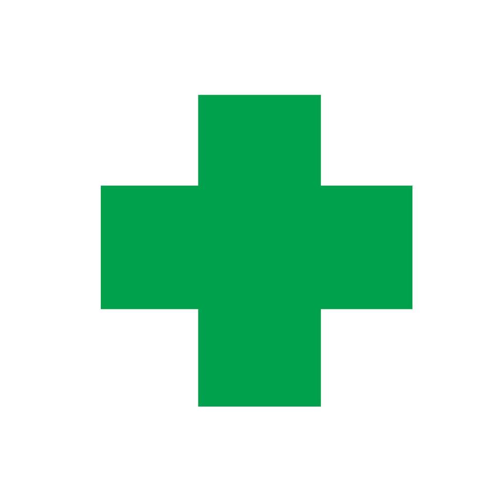 cross basic simple shapes isolated on white background, geometric cross icon, 2d shape symbol cross, clip art geometric cross shape for kids learning vector