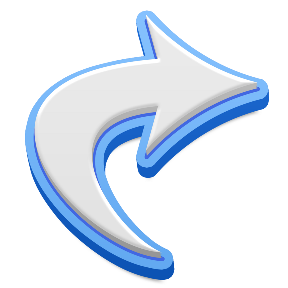 Grey Blue Share Icon Arrow png