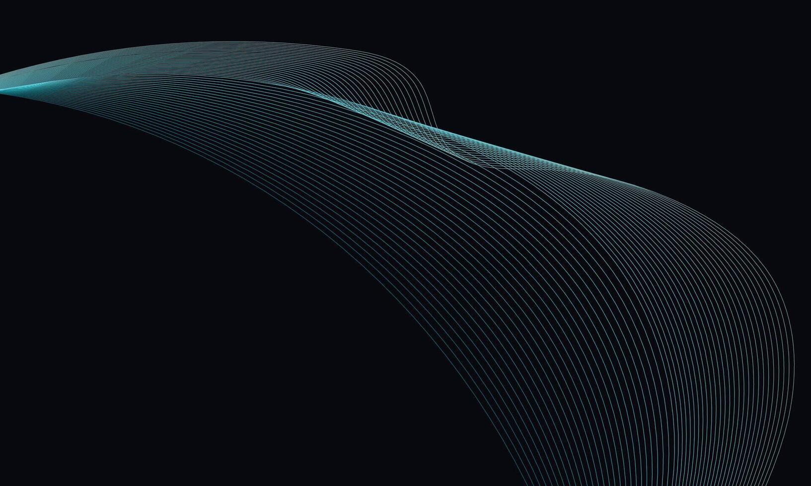 Abstract fluid wireframe background for branding and presentation on digital website or mobile marketing with modern color on dark background 20 vector
