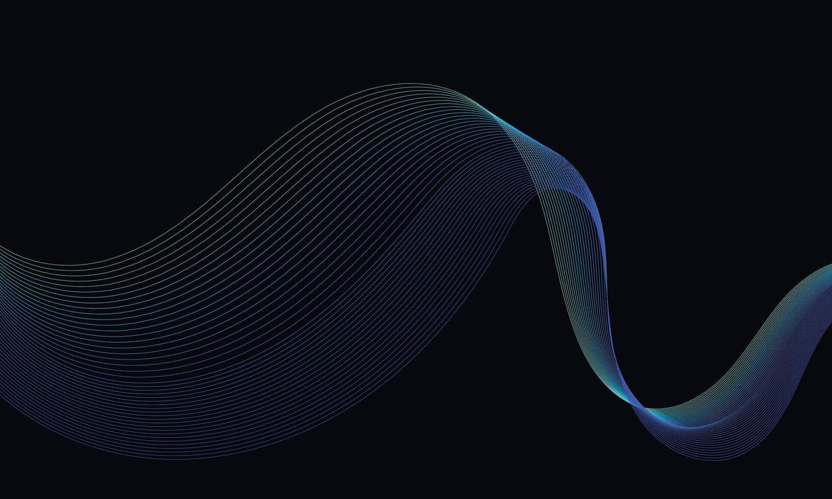 Abstract fluid wireframe background for branding and presentation on digital website or mobile marketing with modern color on dark background 8 vector