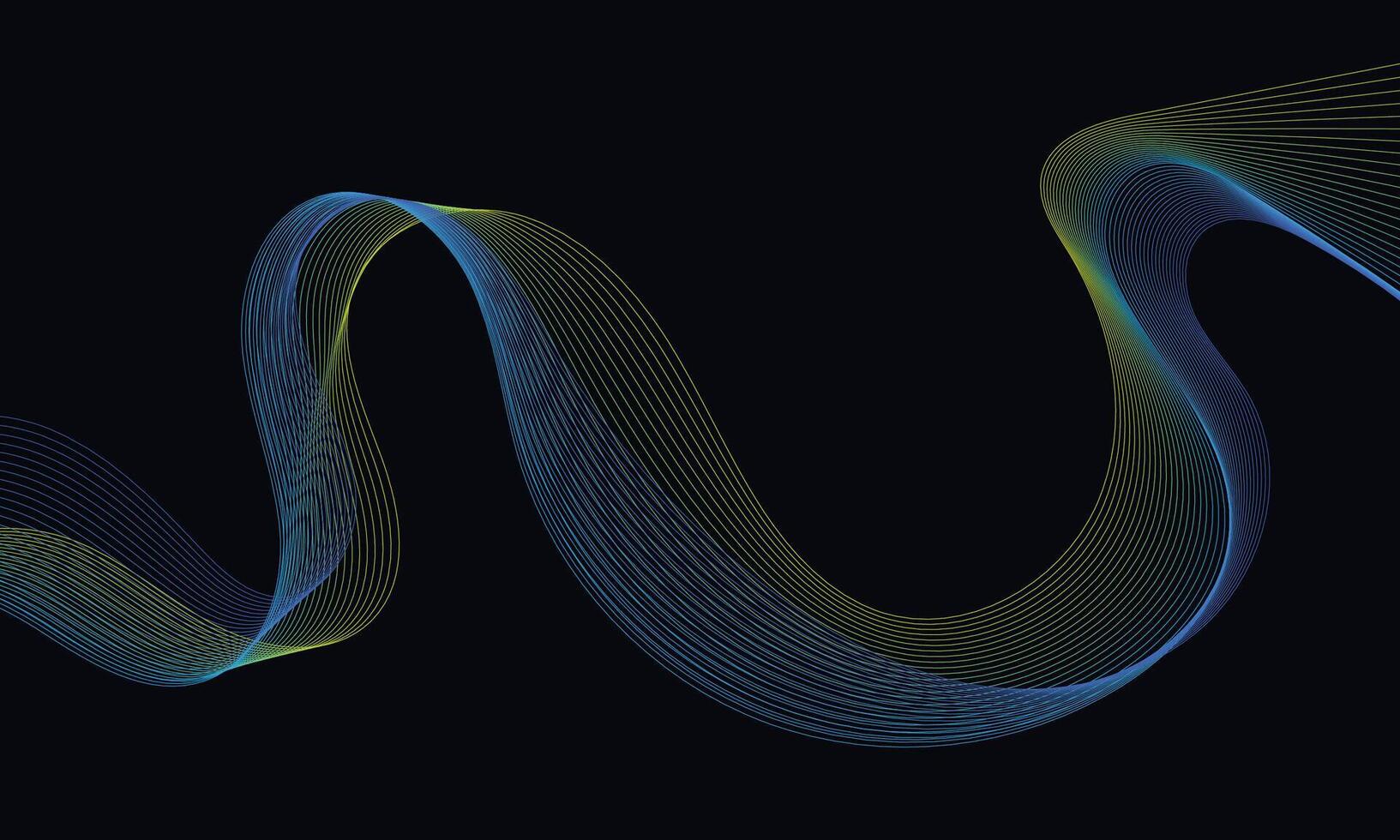 Abstract fluid wireframe background for branding and presentation on digital website or mobile marketing with modern color on dark background 7 vector