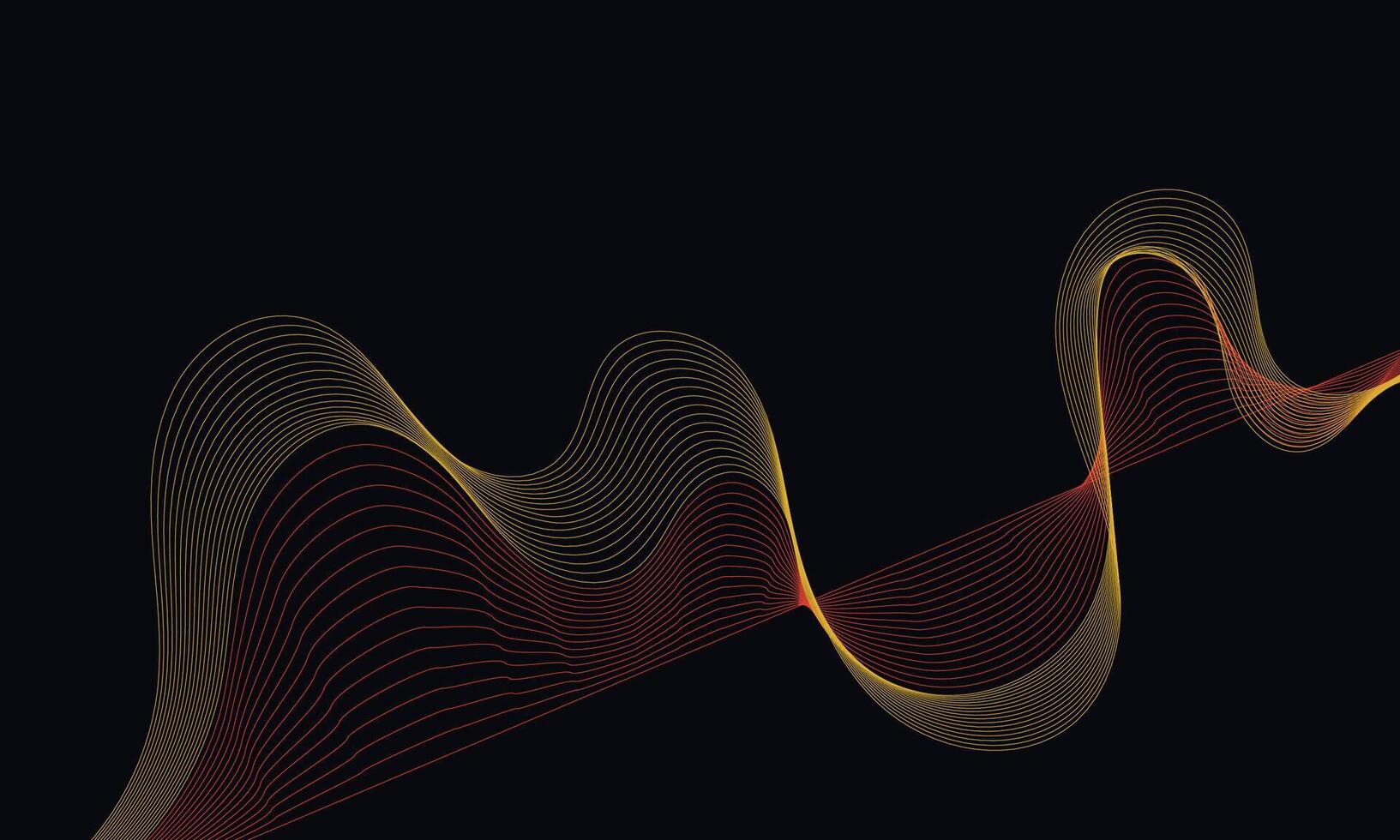 Abstract fluid wireframe background for branding and presentation on digital website or mobile marketing with modern color on dark background 39 vector