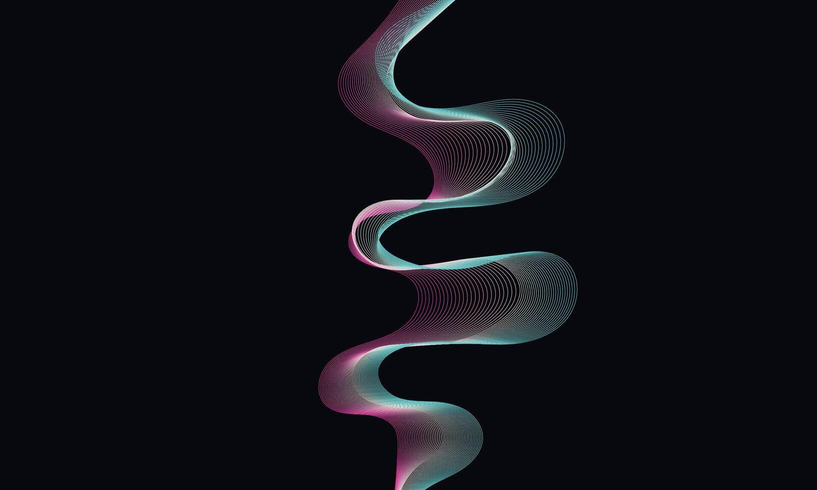 Abstract fluid wireframe background for branding and presentation on digital website or mobile marketing with modern color on dark background 9 vector