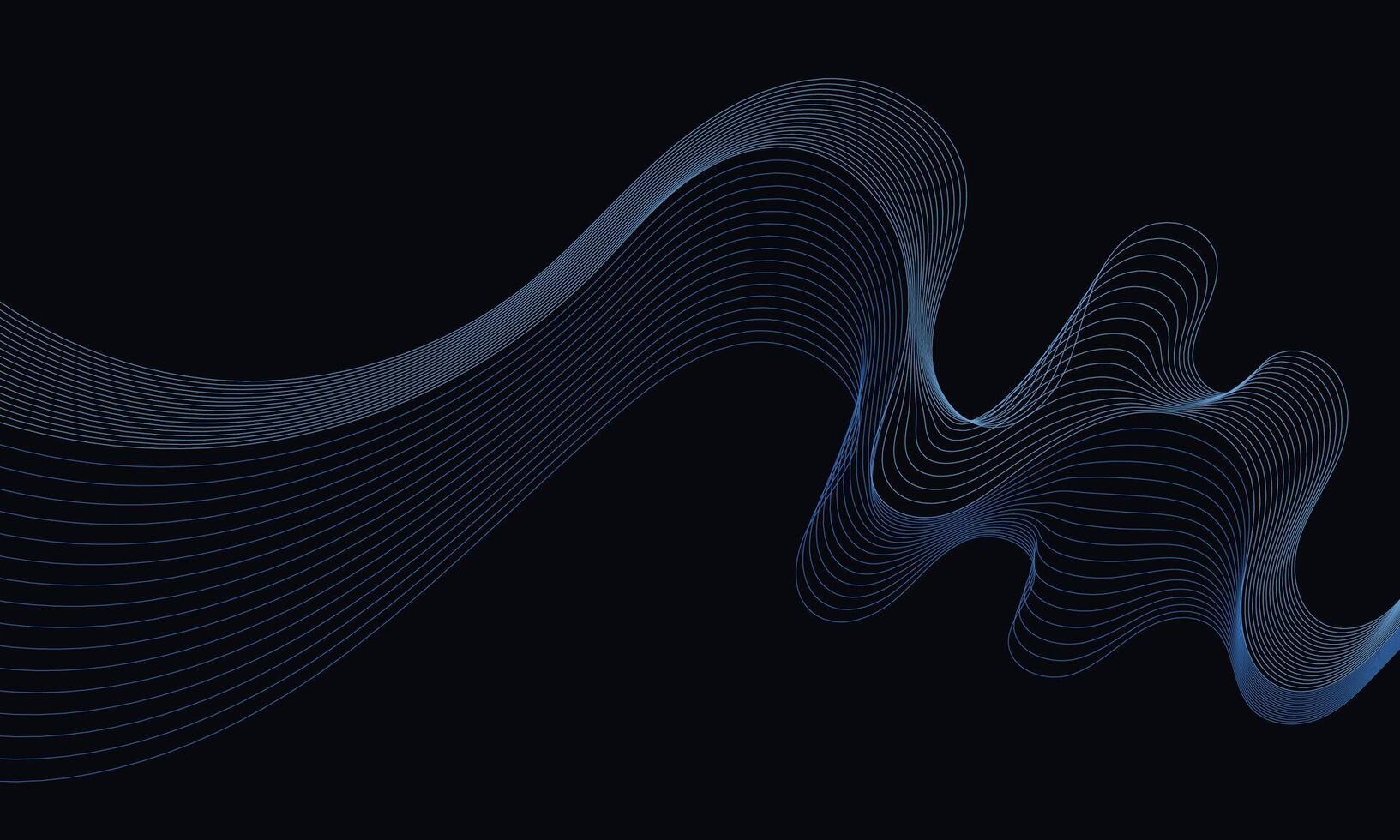 Abstract fluid wireframe background for branding and presentation on digital website or mobile marketing with modern color on dark background 38 vector