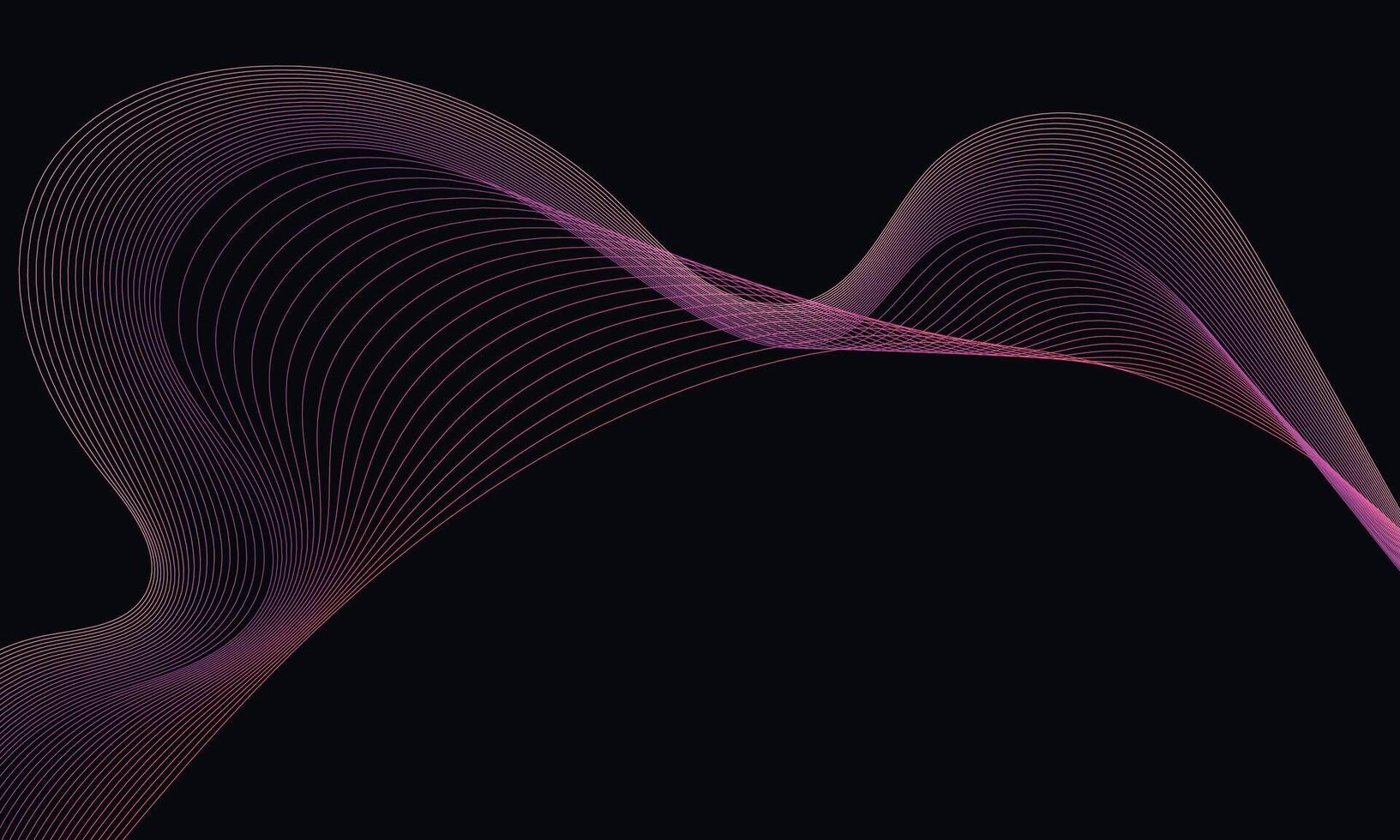 Abstract fluid wireframe background for branding and presentation on digital website or mobile marketing with modern color on dark background 16 vector