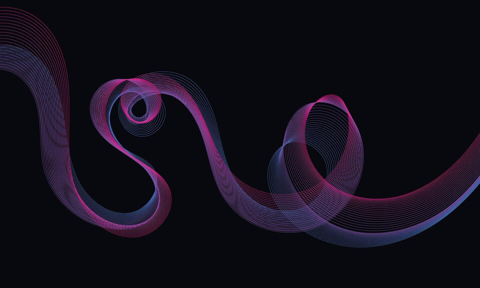 Abstract fluid wireframe background for branding and presentation on digital website or mobile marketing with modern color on dark background 14 vector