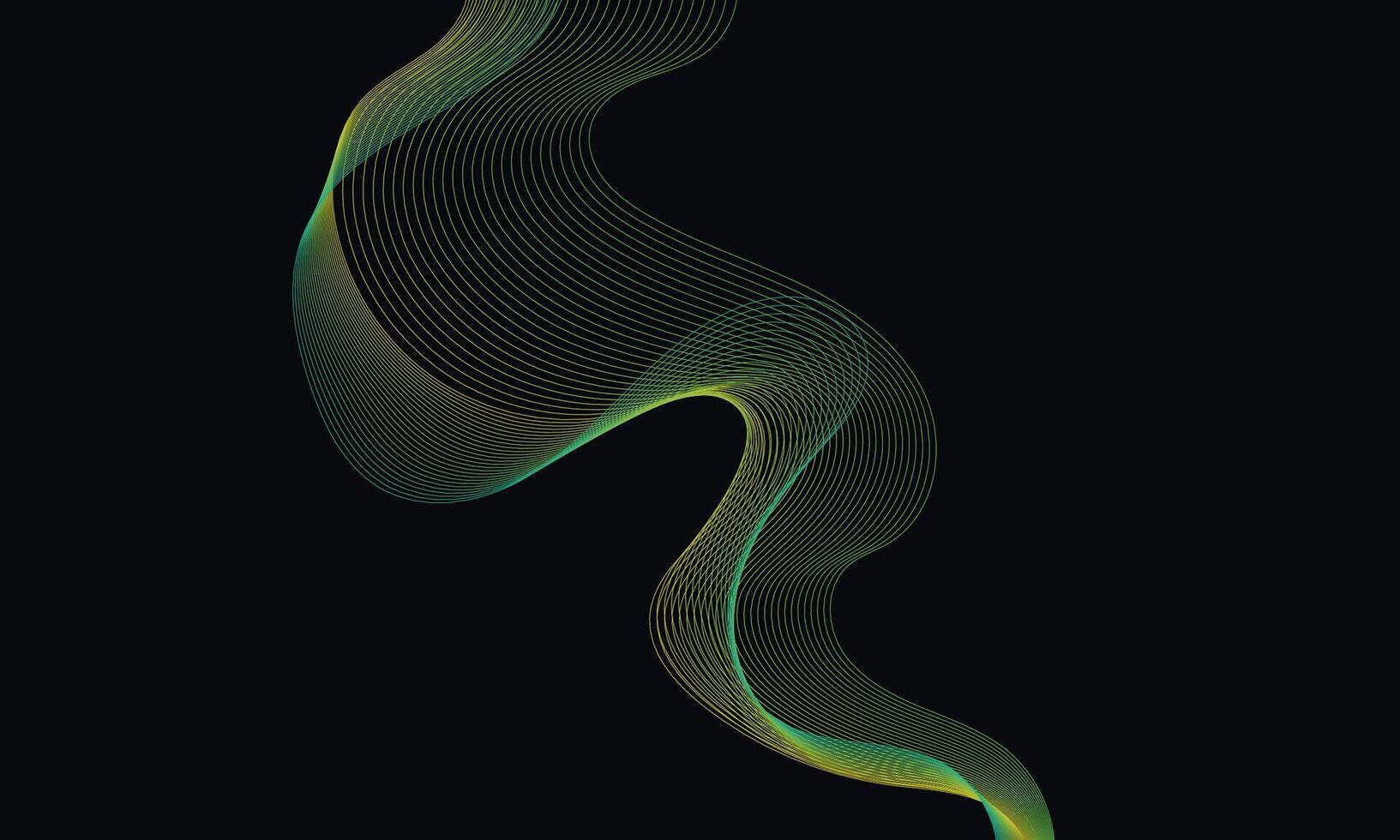 Abstract fluid wireframe background for branding and presentation on digital website or mobile marketing with modern color on dark background 5 vector