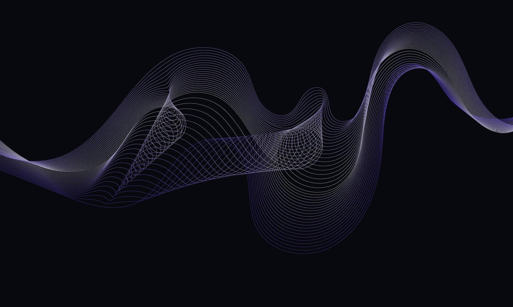 Abstract fluid wireframe background for branding and presentation on digital website or mobile marketing with modern color on dark background 25 vector