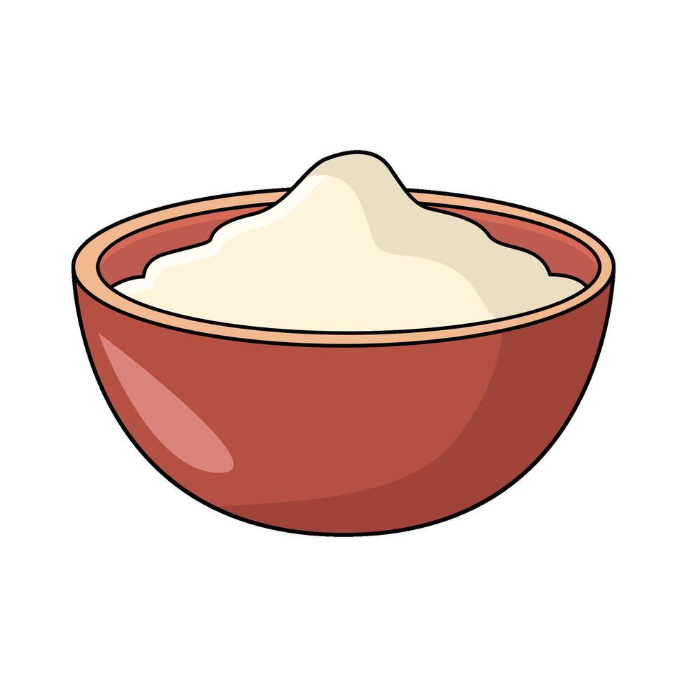 Body Scrub Bowl vector