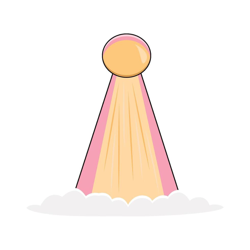 illustration of Cosmic Ray vector