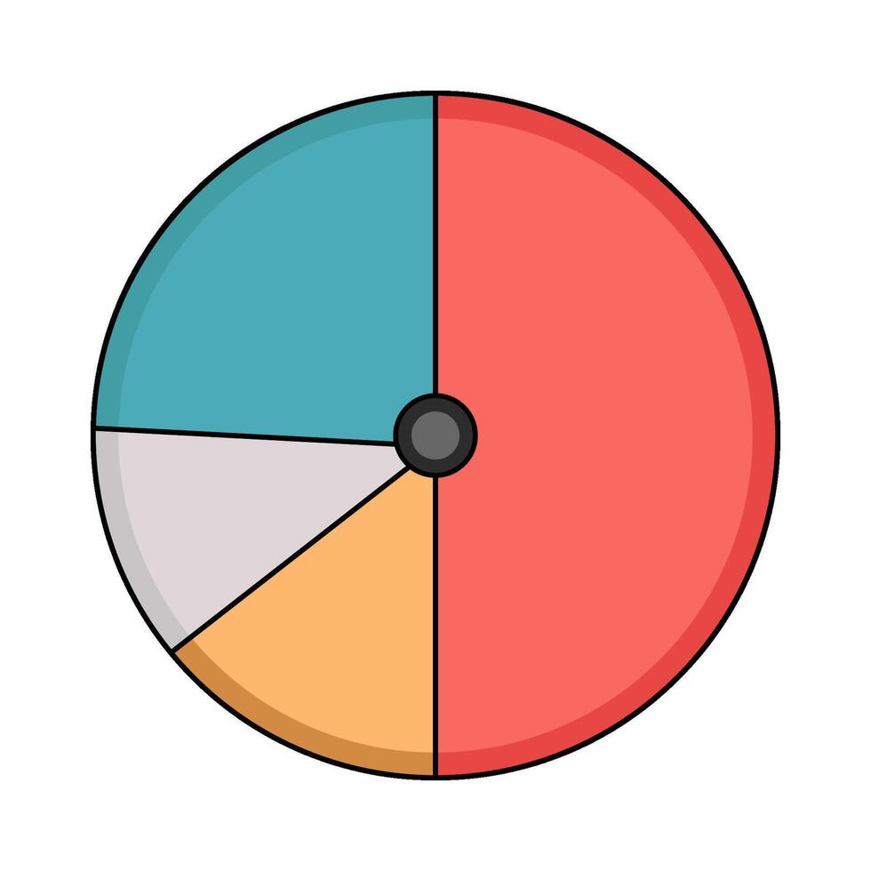 illustration of Income Breakdown vector