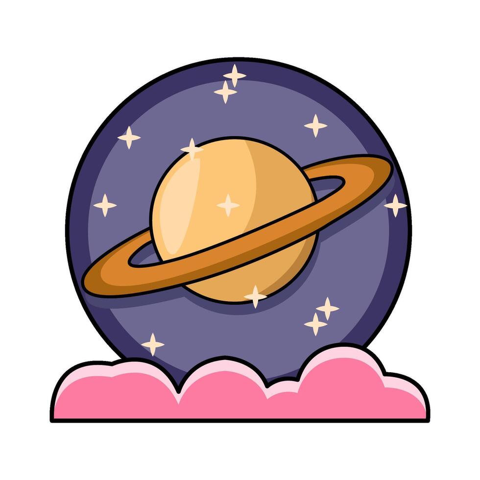 illustration of Outer Space vector