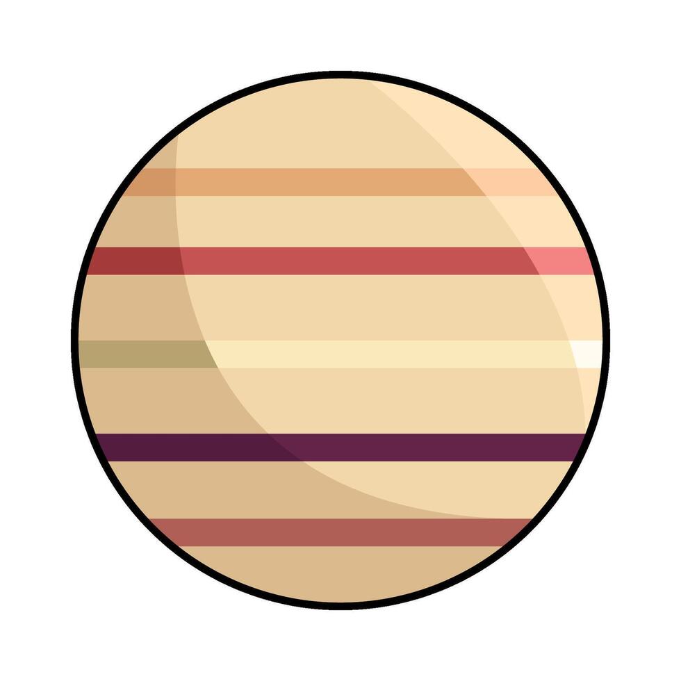 illustration of Jupiter planets vector