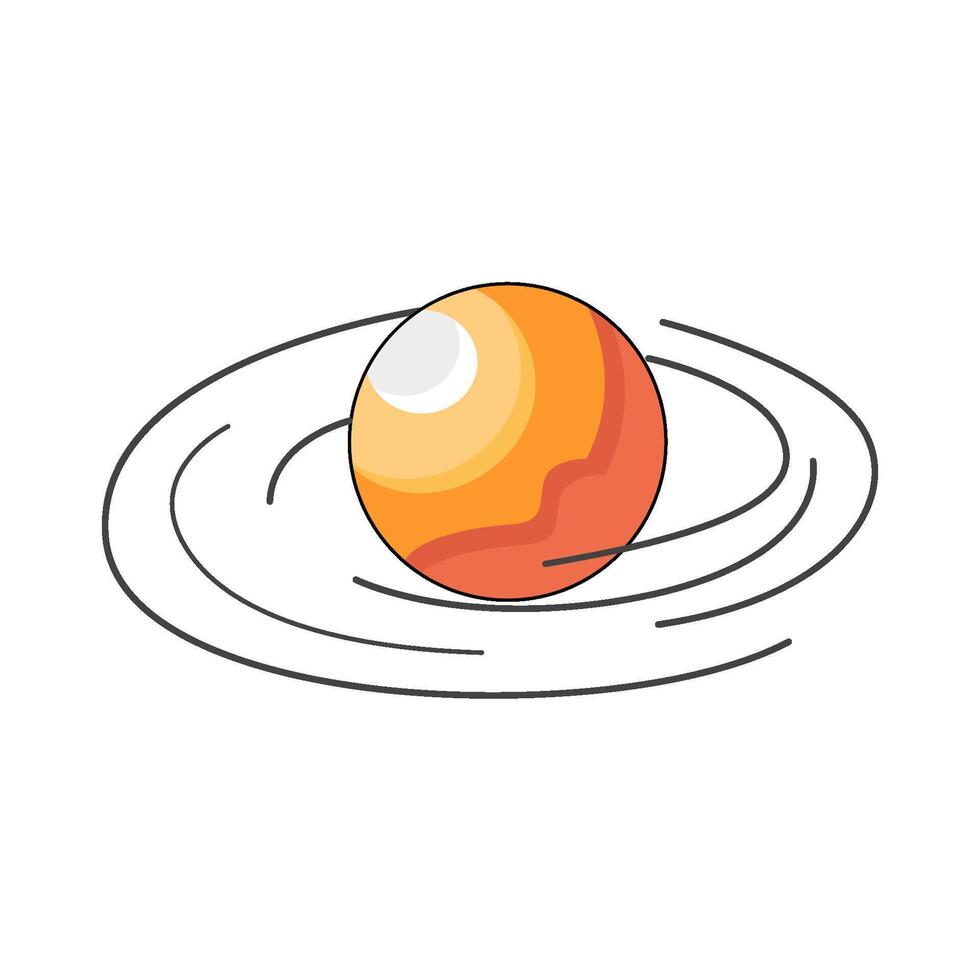 illustration of Solar System vector