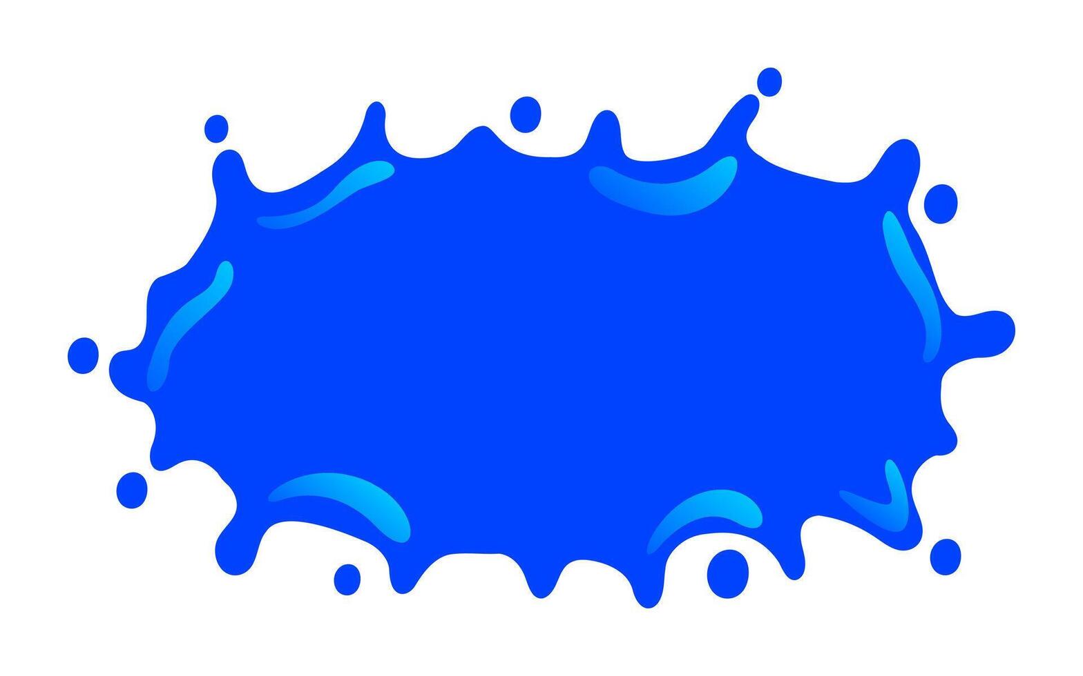 water splash shape for songkran festival background, wave water ripple flow for graphics, water splash shape vector
