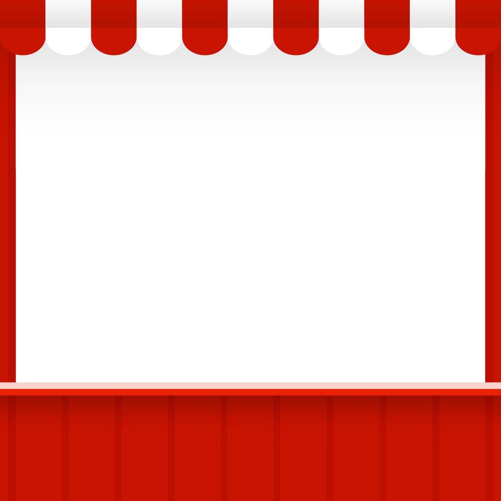 banner template shop red style for sales advertising social online background, template frame empty copy space background banner red, frame banner blank online shop style red vector