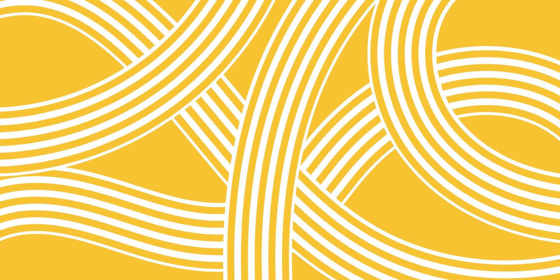 ramen pattern for background, noodle yellow pattern for banner, doodle pattern abstract, wave abstract pattern for backdrop vector
