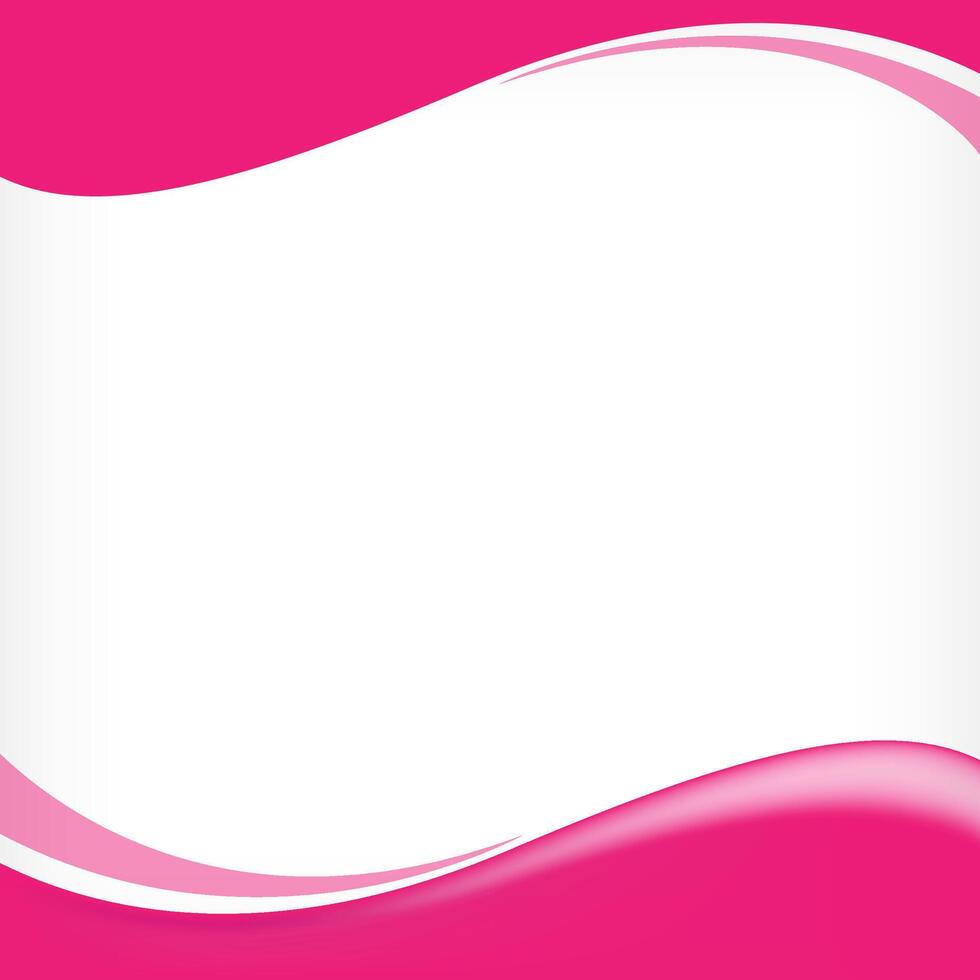 wave border frame pink for banner background, square frame for banner advertising background copy space vector