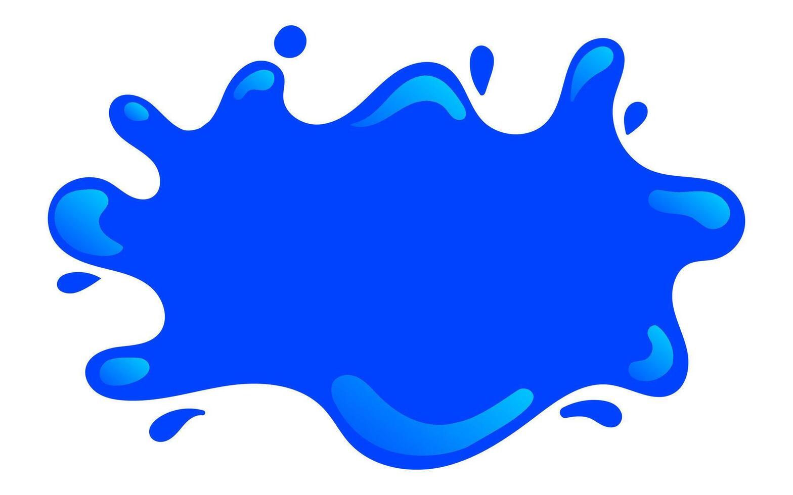 water splash shape for songkran festival background, wave water ripple flow for graphic, water splash shape vector