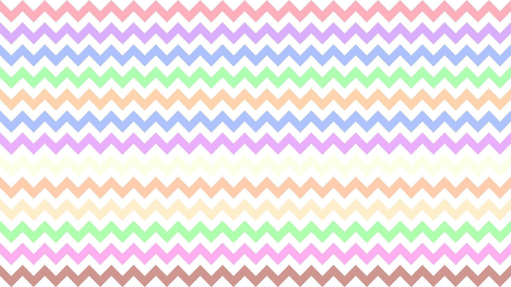 rainbow serrated striped colorful for background, art line shape zig zag doodle pastel, wallpaper stroke line parallel wave triangle rainbow color, tracery chevron colorful triangle striped vector