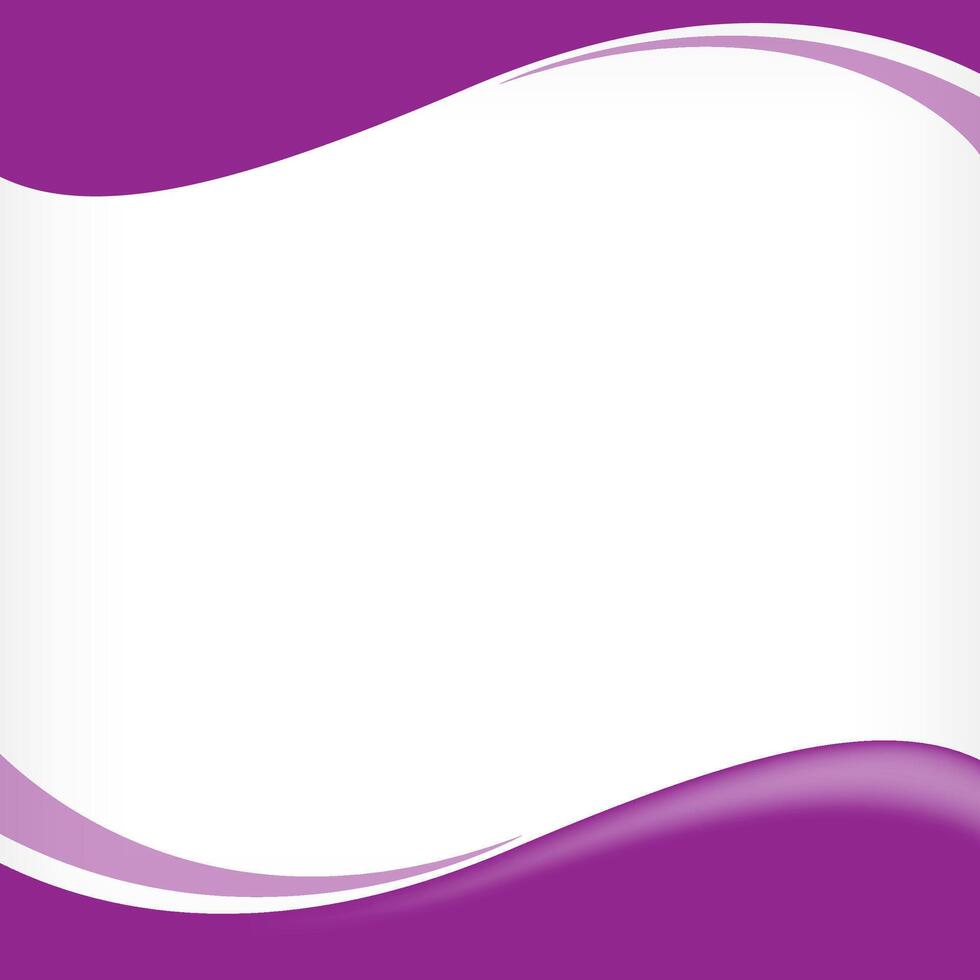 wave border frame purple for banner background, square frame for banner advertising background, copy space vector