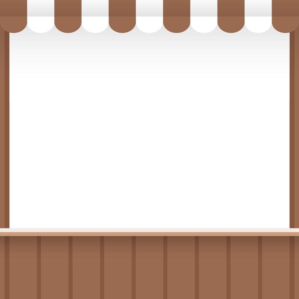 banner template shop brown style for sales advertising social online background, template frame empty copy space background banner brown, frame banner online shop style brown vector