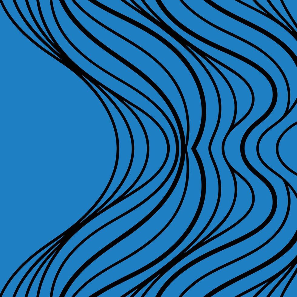 Flowing Wave Abstract pattern design. vector