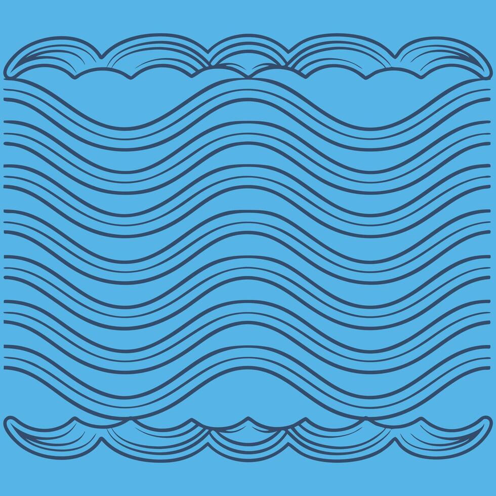 modern Flowing Wave Digital Abstract illustration. vector