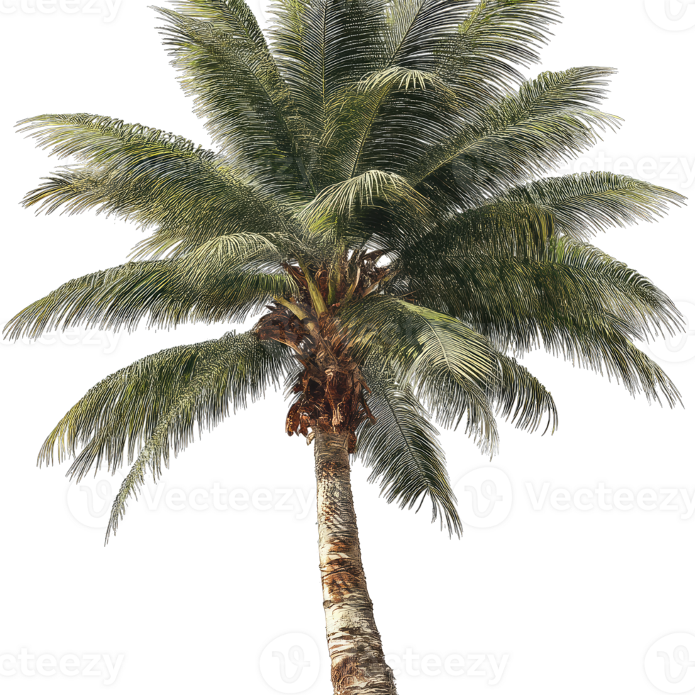 Isolated palm tree image for graphic design needs and summer vacation themed projects use now png