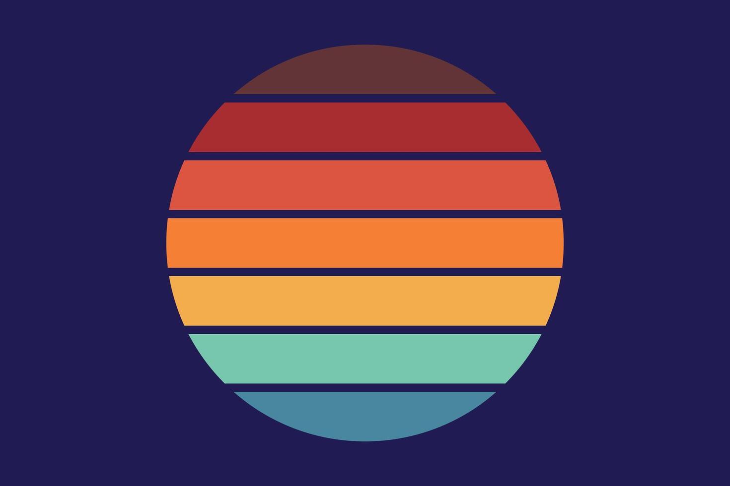 Abstract retro sun background . Retro sun 80s background . illustration vector