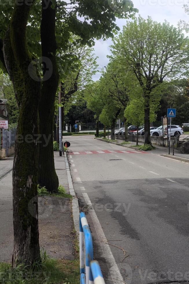 Road in a town photo