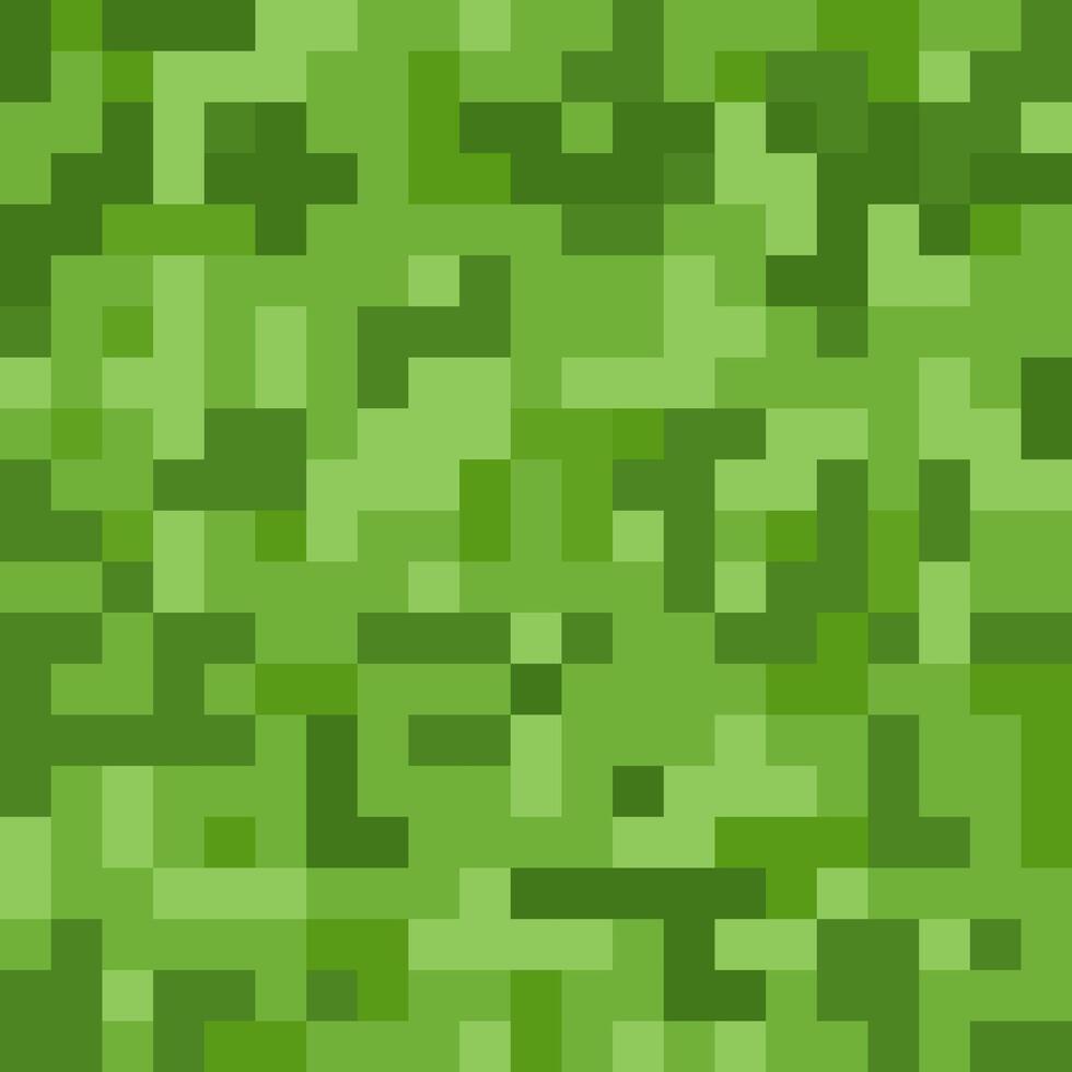 green abstract square background. pixel square pattern vector