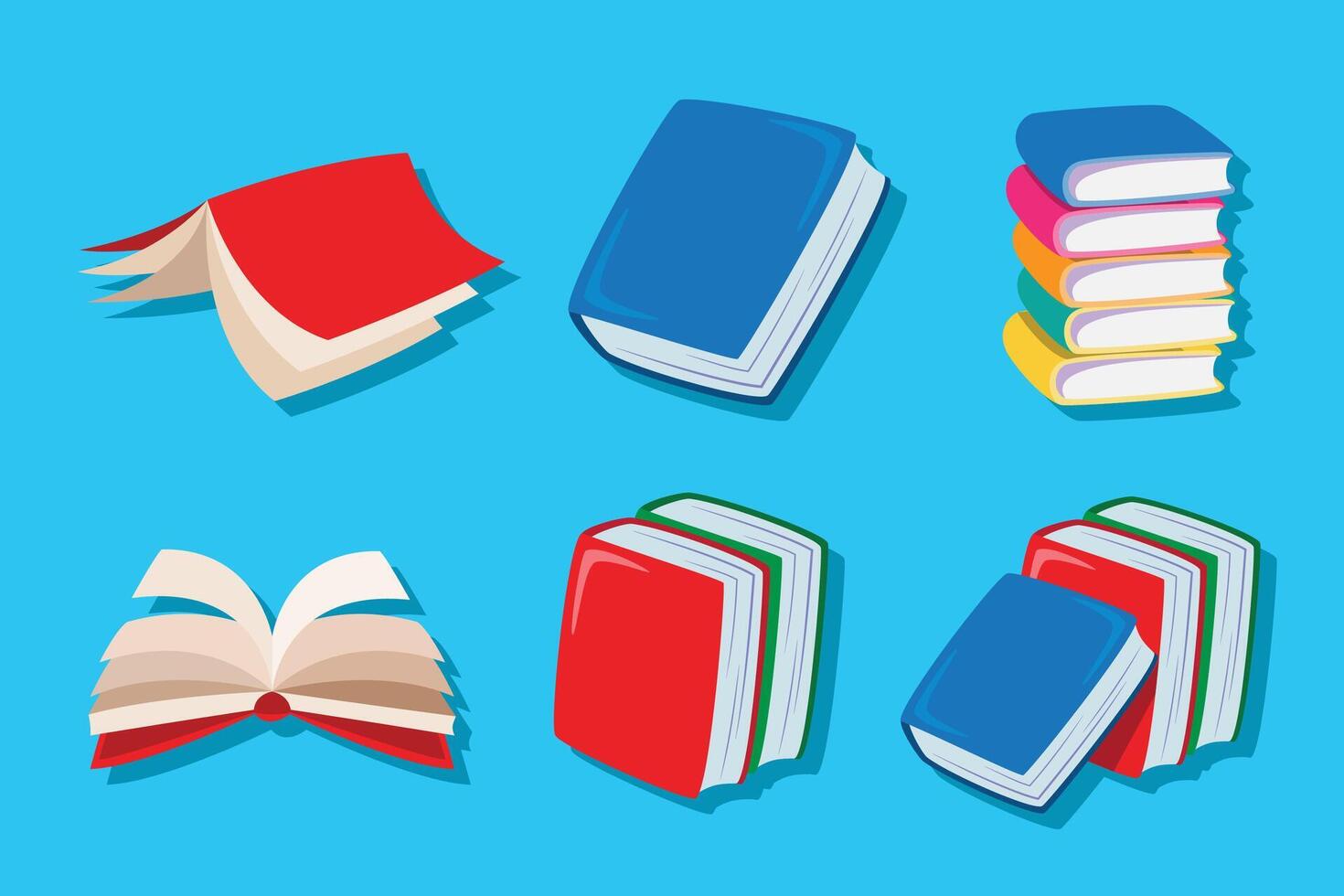 Books for Education illustration vector