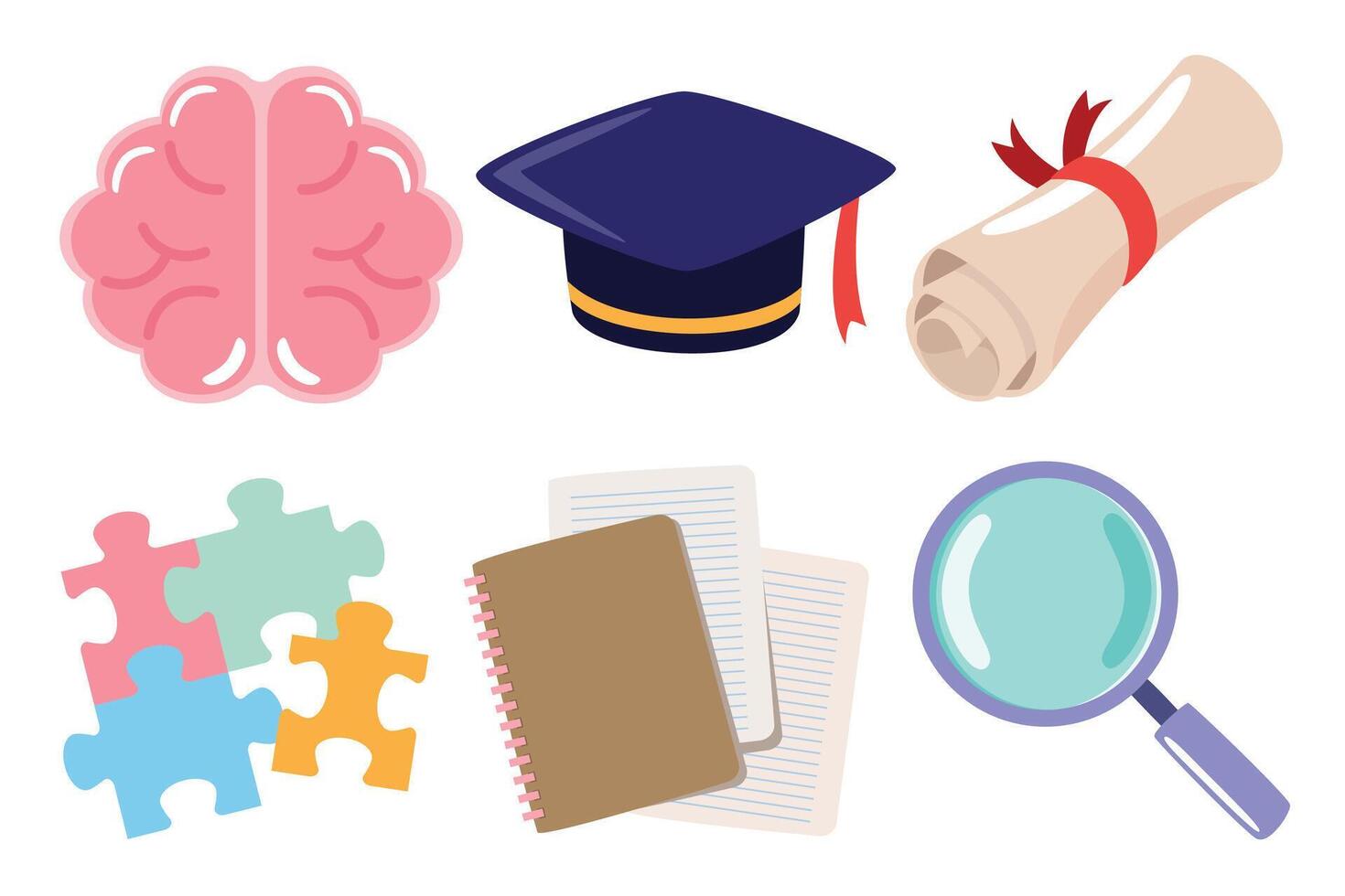 School and Education Icon Set vector