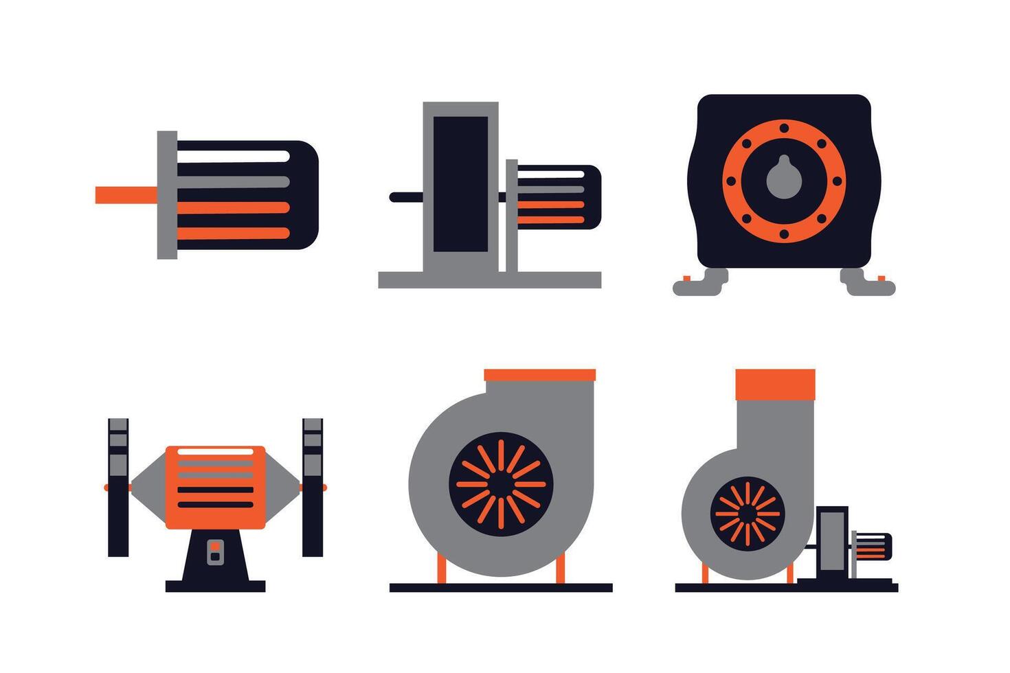 Heavy Machinery Illustration vector