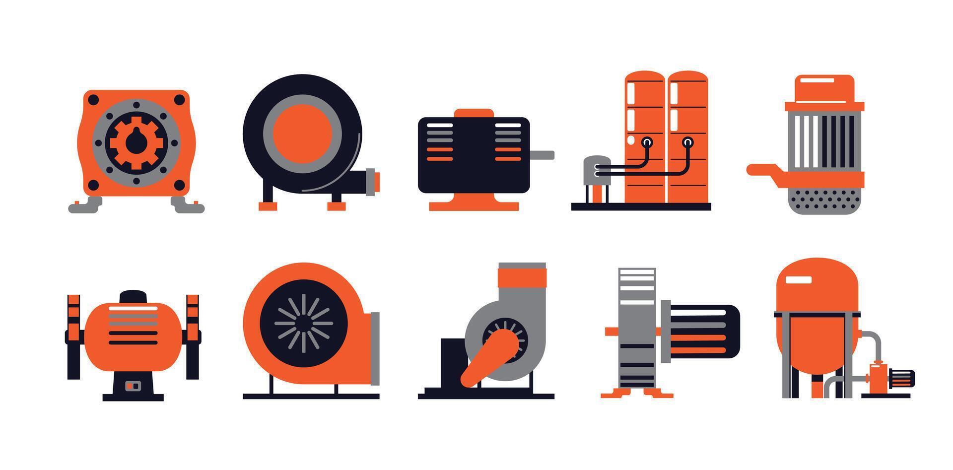 Manufacturing Tools Collection vector