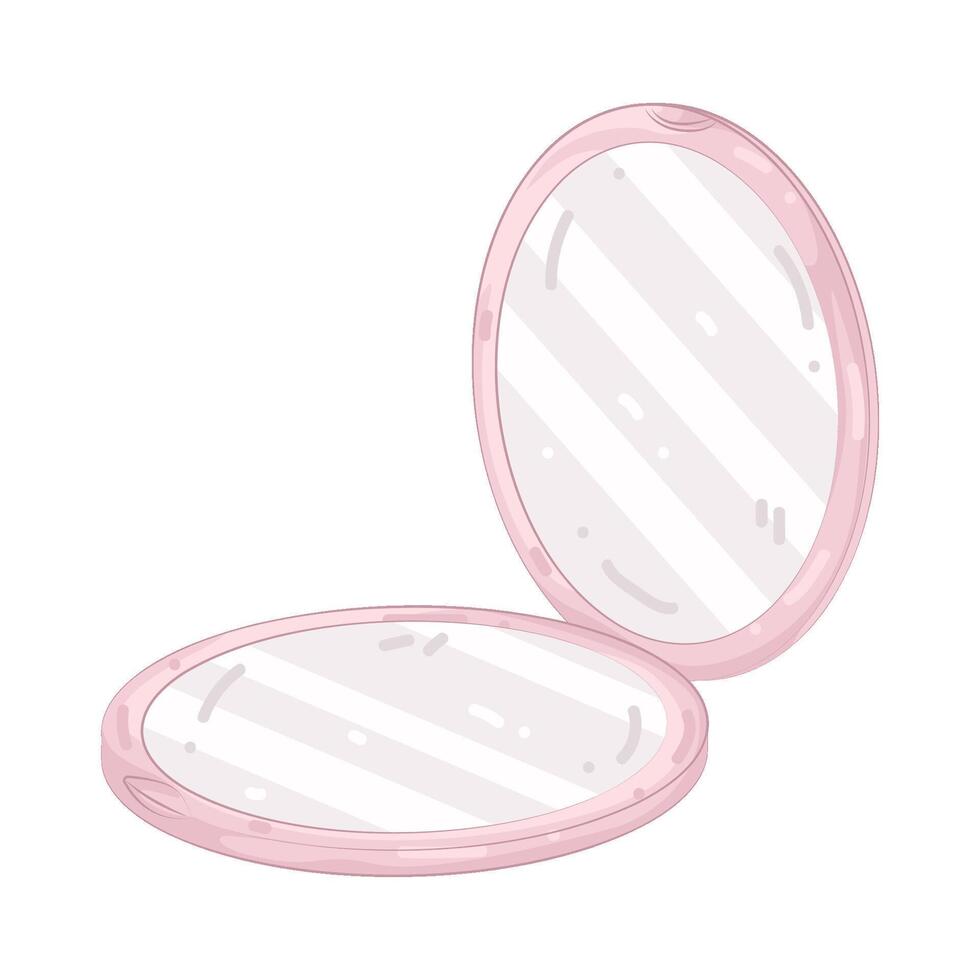 Illustration of a Compact Mirror vector