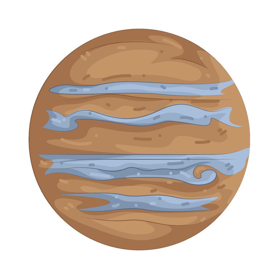 Illustration of jupiter Planets vector