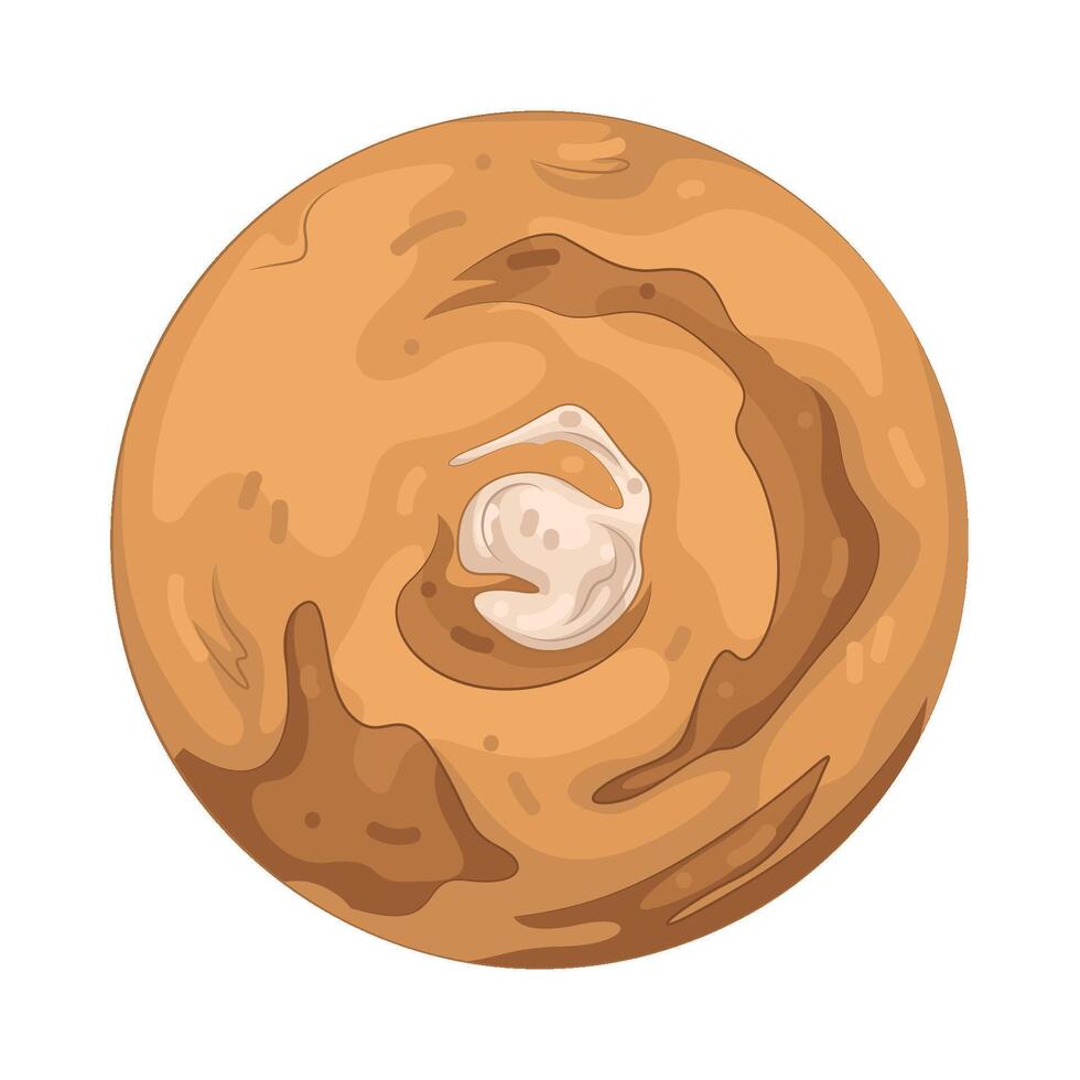 Polar Cap Mars vector