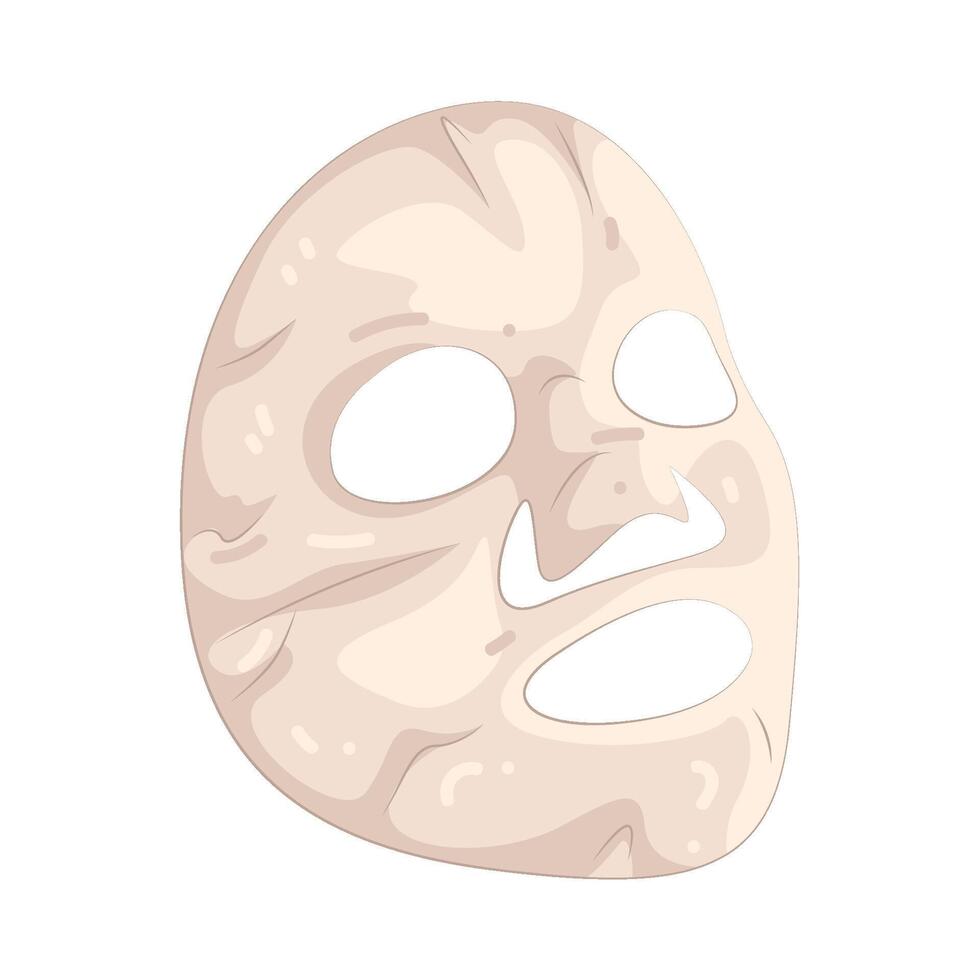Illustration of a Facial Mask vector