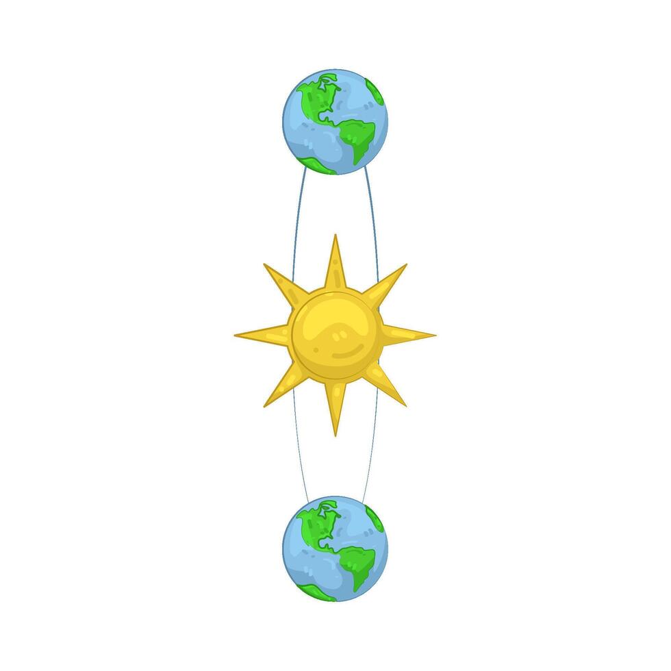Illustration of Solstice vector