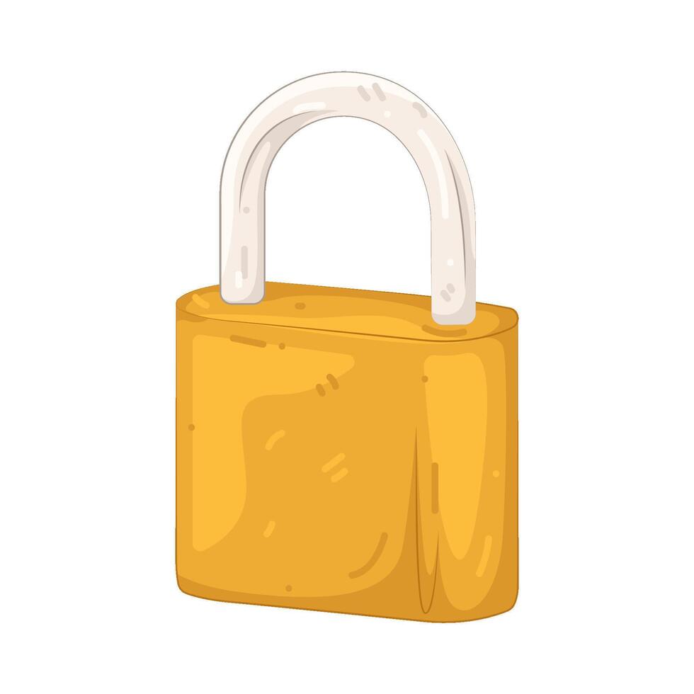 Illustration of a Lock vector