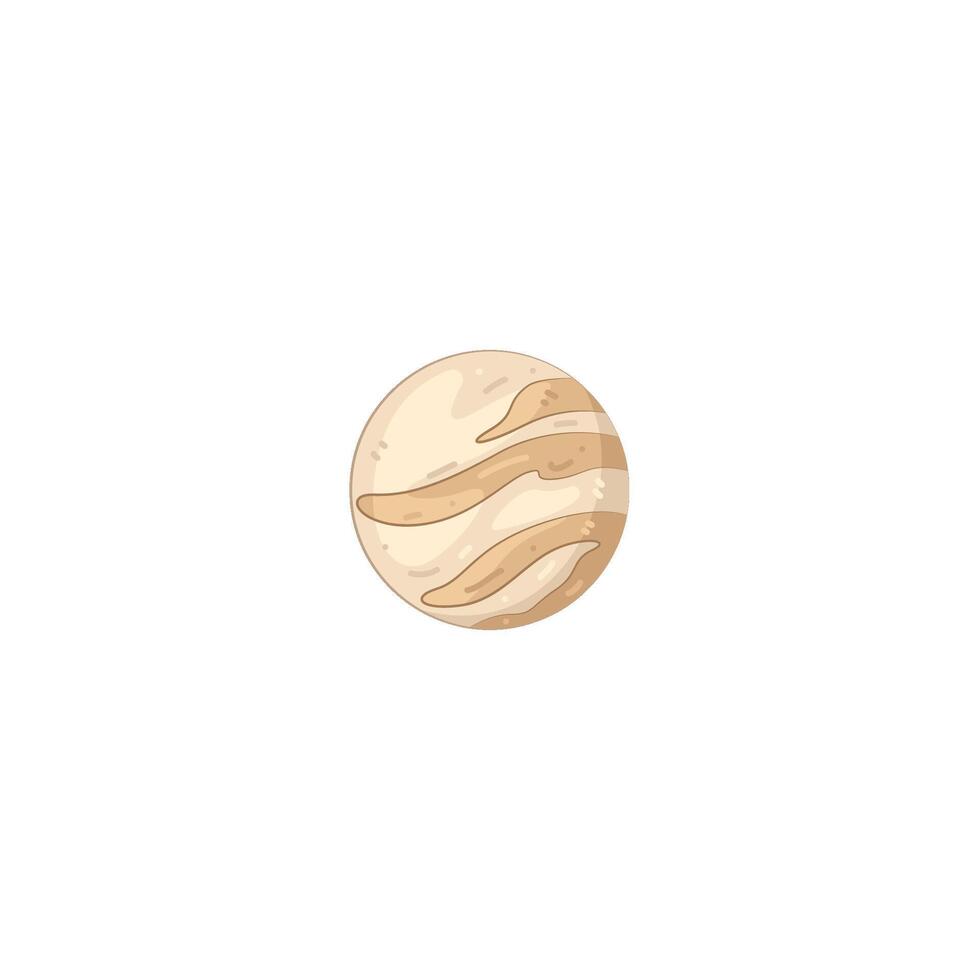 Illustration of Space Jupiter vector