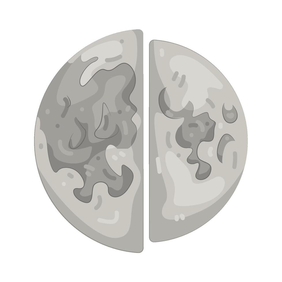 Illustration of Lunar Rile vector