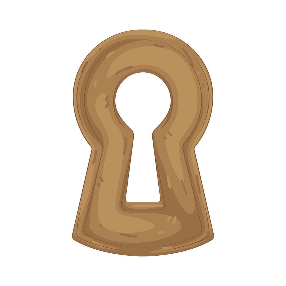 Illustration of a Keyhole vector