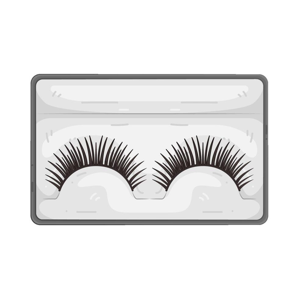 Illustration of False Lashes vector