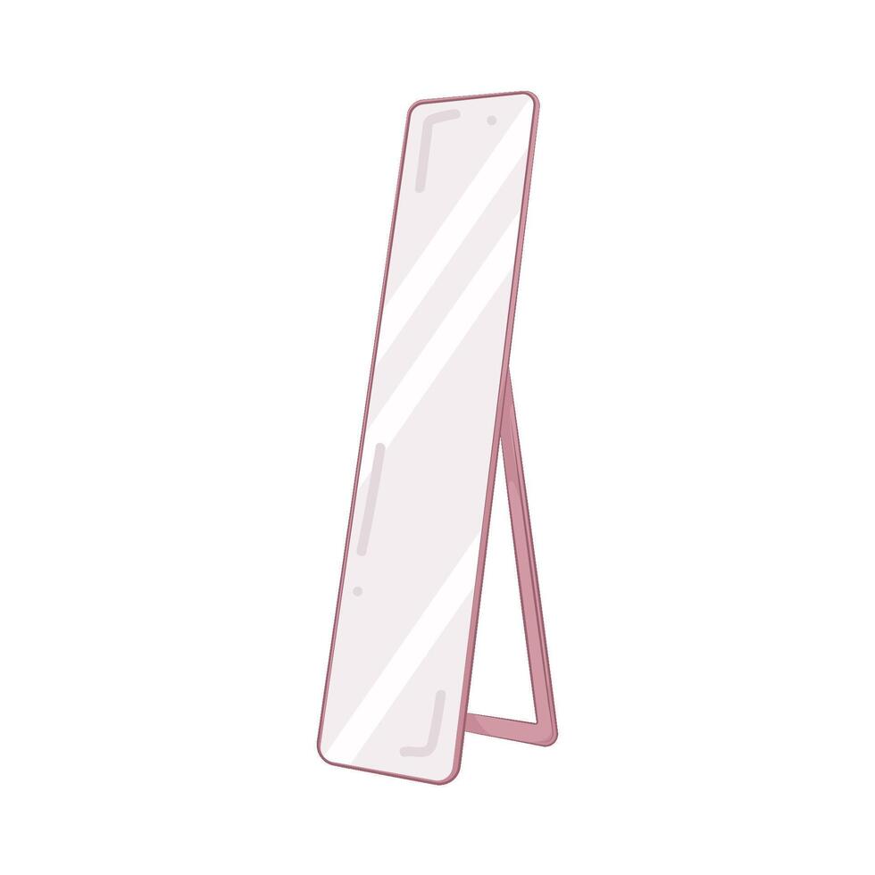 Illustration of Mirror stand vector